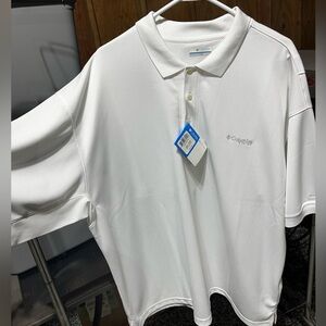 Columbia polo shirt.